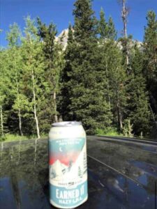 Beer at the trailhead on Delta Lake sunrise hike