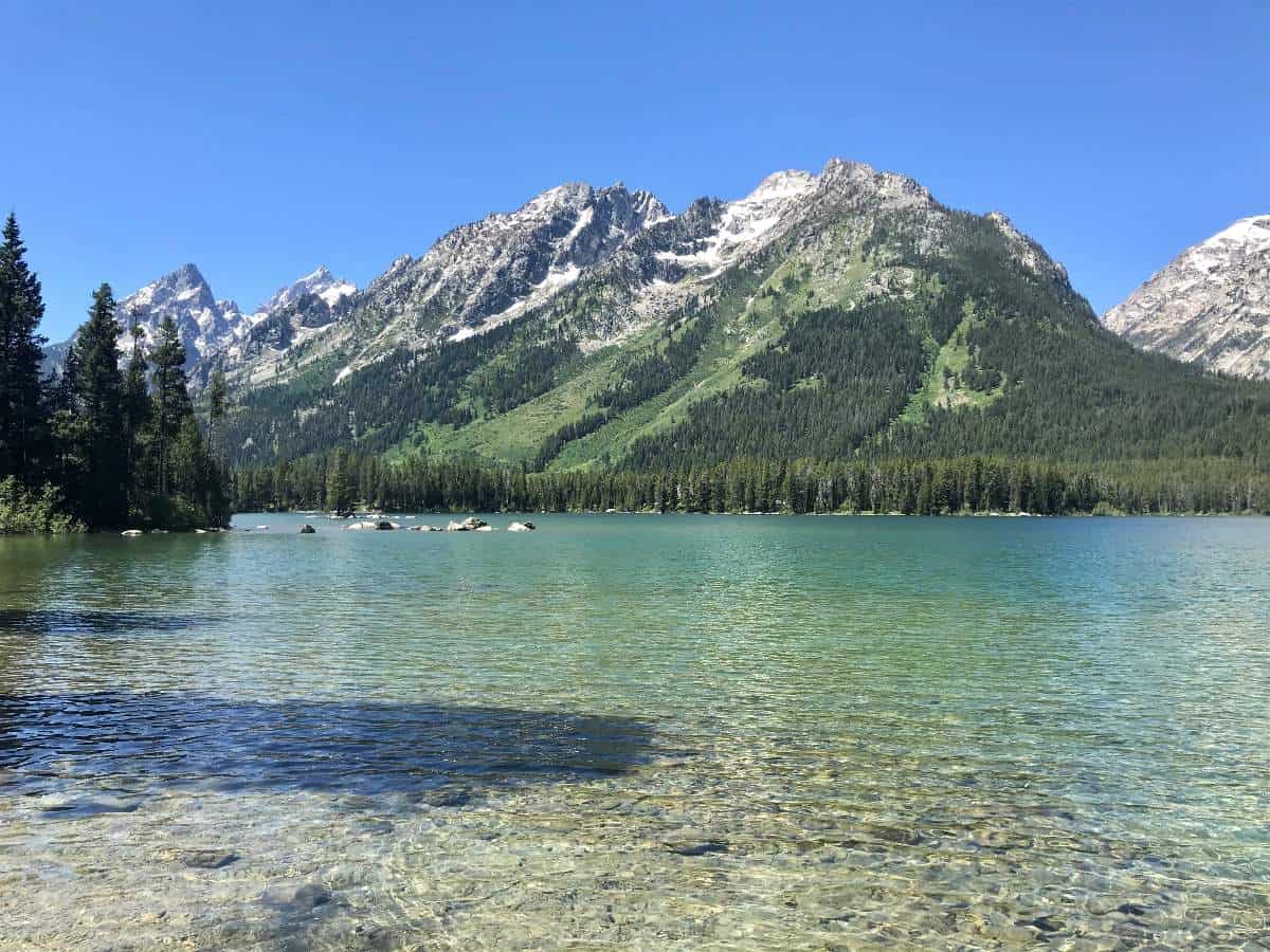 Leigh Lake on Kid Hikes Grand Teton National Park, Wyoming