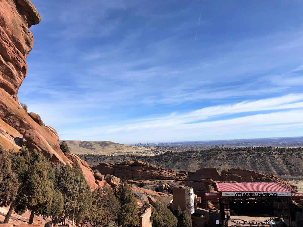 View from the Red Rocks Amphitheater