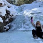 Frozen Waterfall Hike with Kids Near Denver