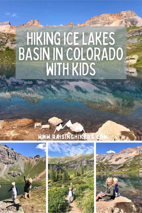 Hiking Ice Lakes Basin with Kids | Ice Lake and Island Lake