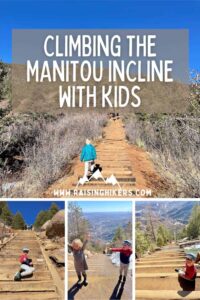 Photos climbing the Manitou Incline with Kids
