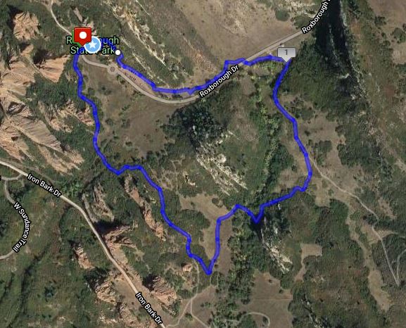 Map of Willow Creek Trail