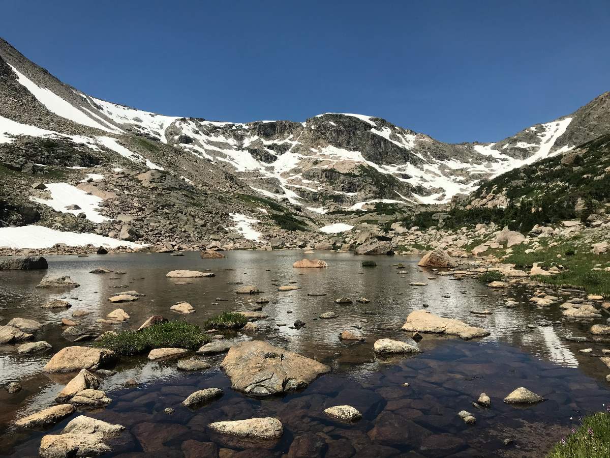 lake on best wildflower hike