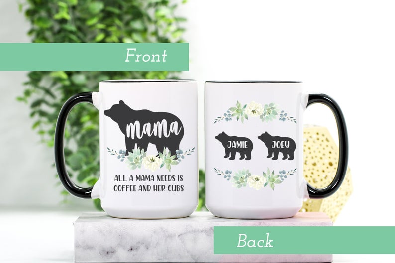 Mug with mama bear on it