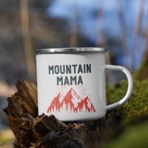 Mug with mountain mama words