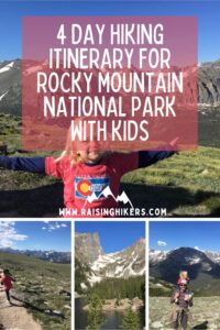 collage of pictures at Rocky Mountain National Park