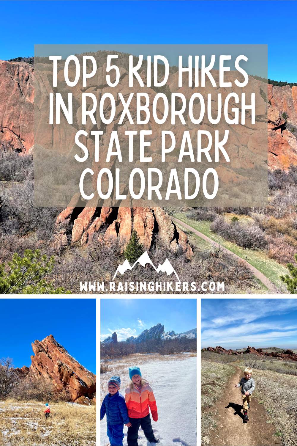 picture collage of Roxborough State Park