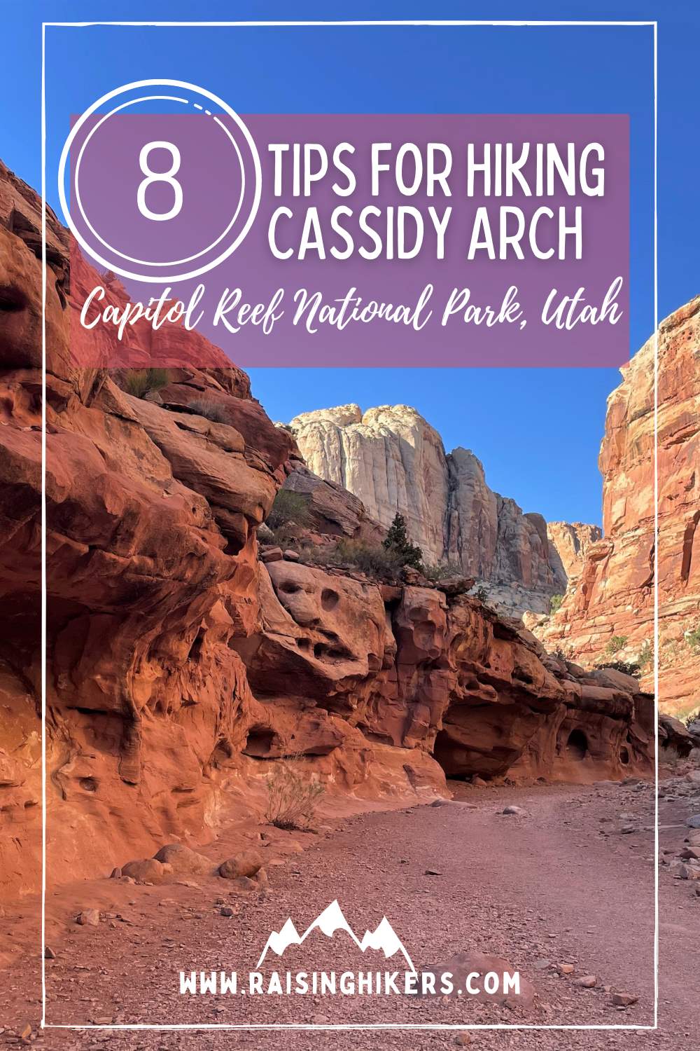 8 tips for hiking Cassidy Arch trail