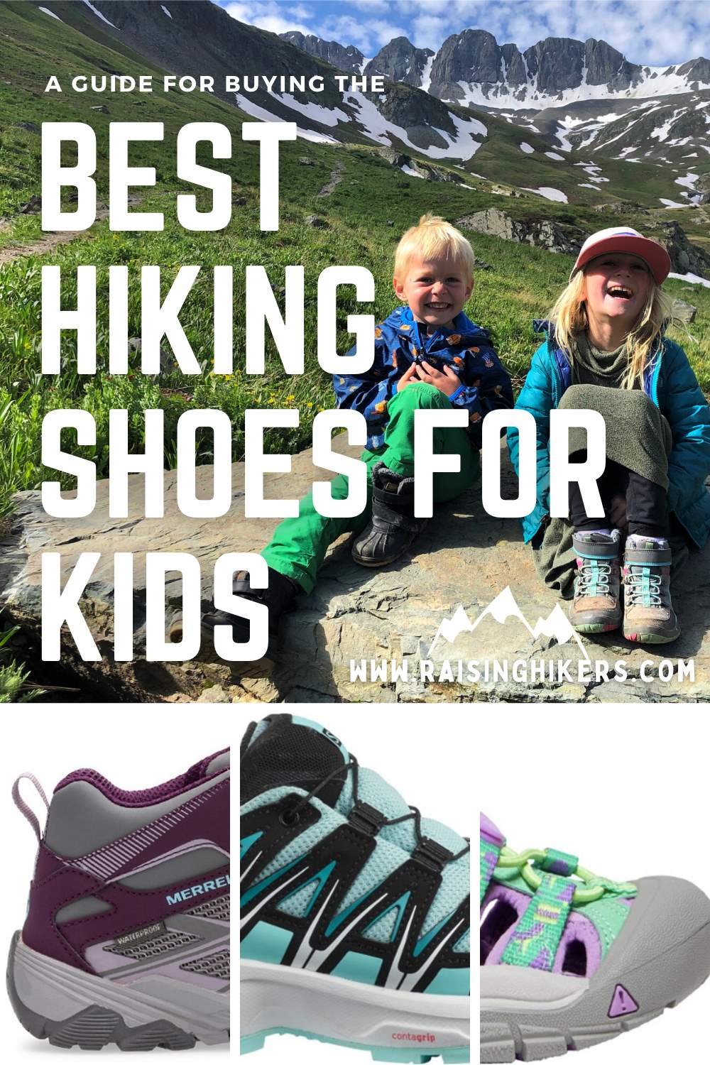 Youth hiking shoes store waterproof