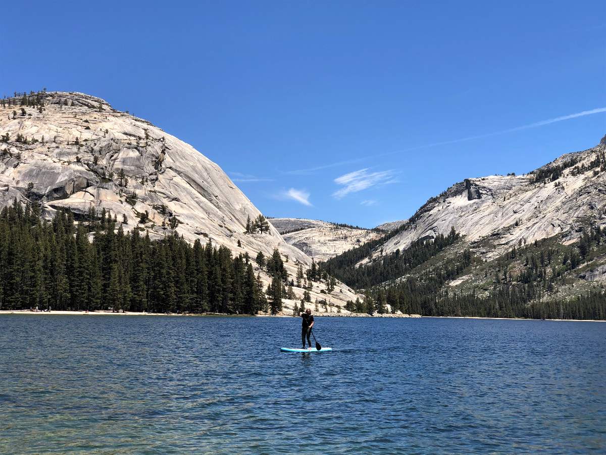 SUP on Tenaya Lake