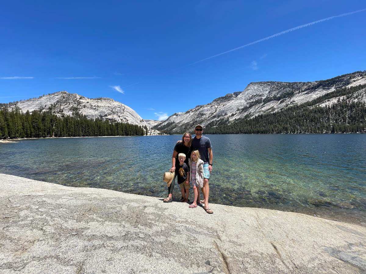 Family Photo at Tenaya Lake