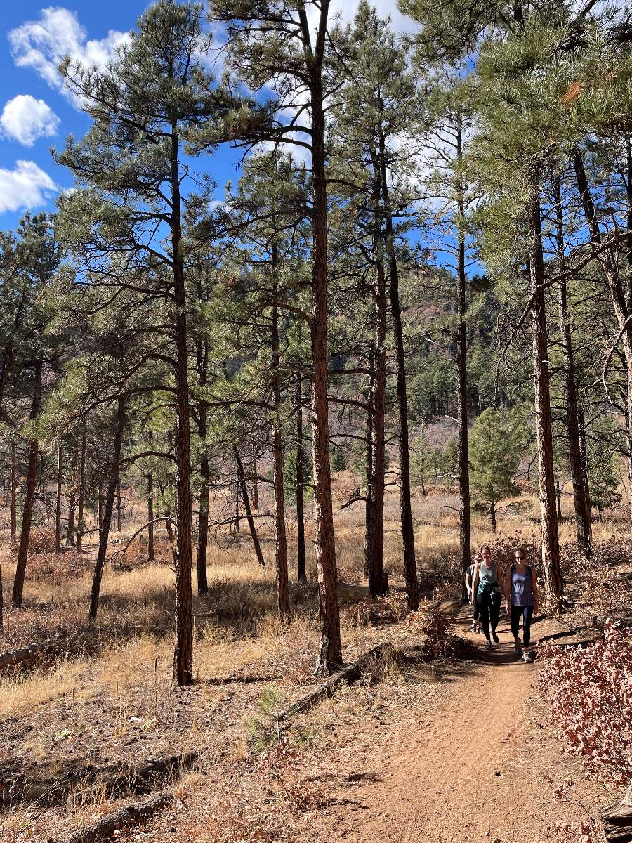 women hiking in Colorado Springs