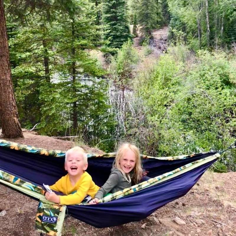 kids in hammock