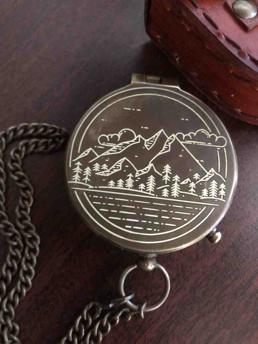 Engraved Compass