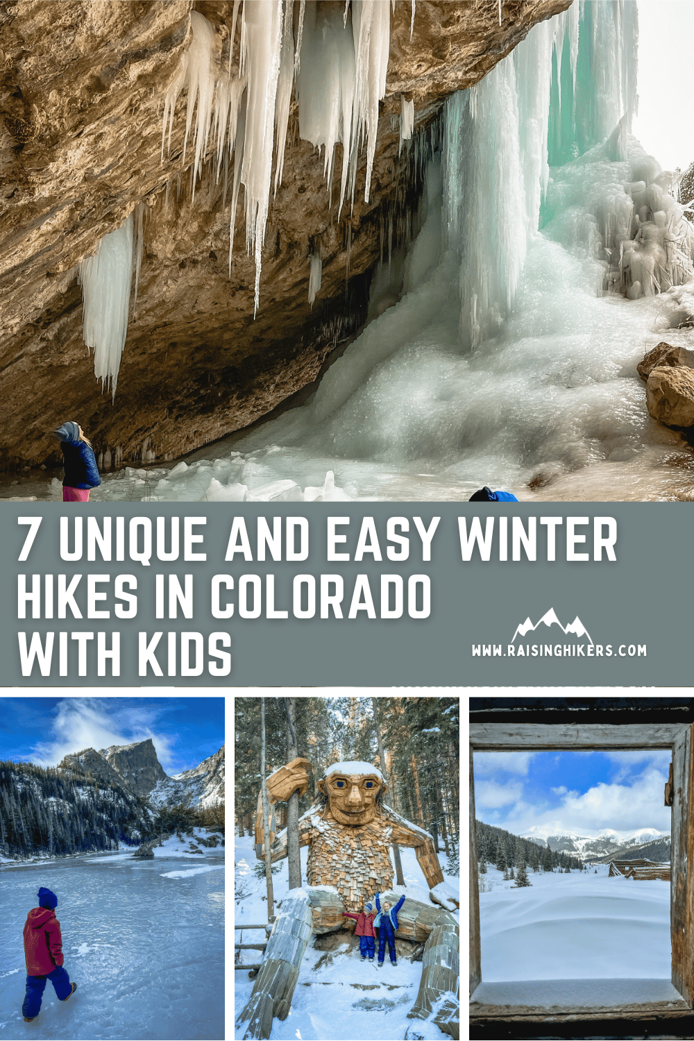 7 Unique and Easy Winter Hikes in Colorado with Kids